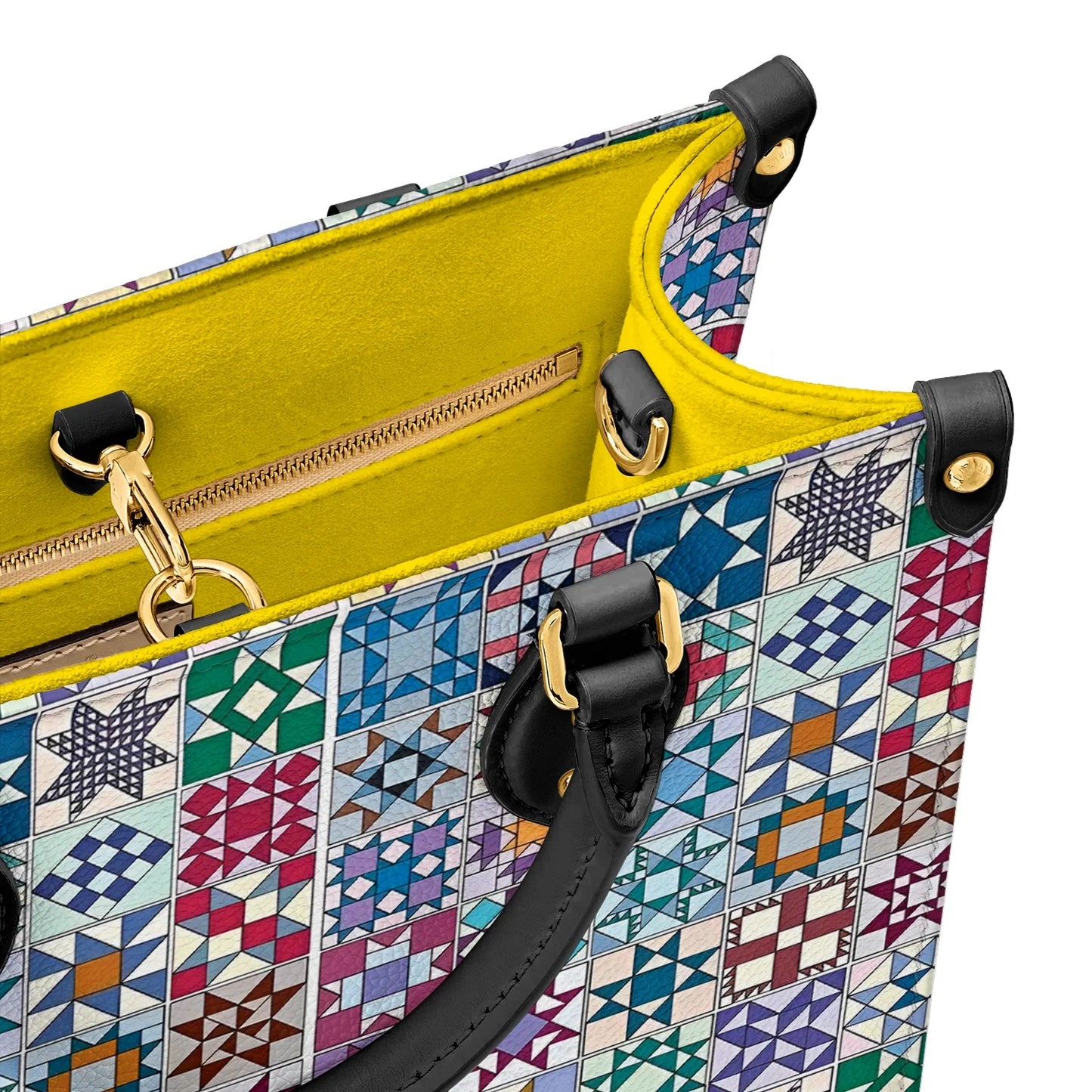  Leather Bag Traditional Quilting Blocks
