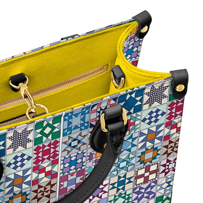  Leather Bag Traditional Quilting Blocks