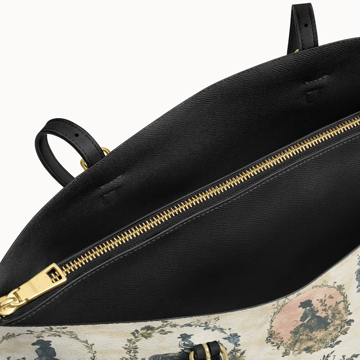  Echoes of Courtship Leather Tote Bag