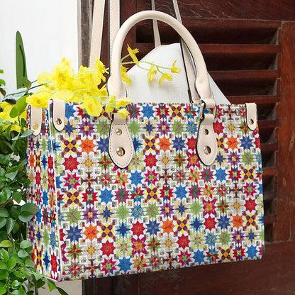  Leather Bag Quilting Leather Bag Traditional Quilting Blocks MS