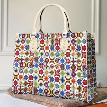  Leather Bag Quilting Leather Bag Traditional Quilting Blocks MS