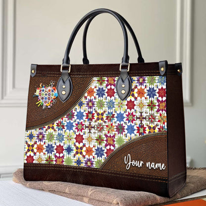  Leather Bag Traditional Quilting Blocks MS 2