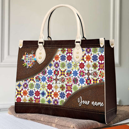  Leather Bag Traditional Quilting Blocks MS 2