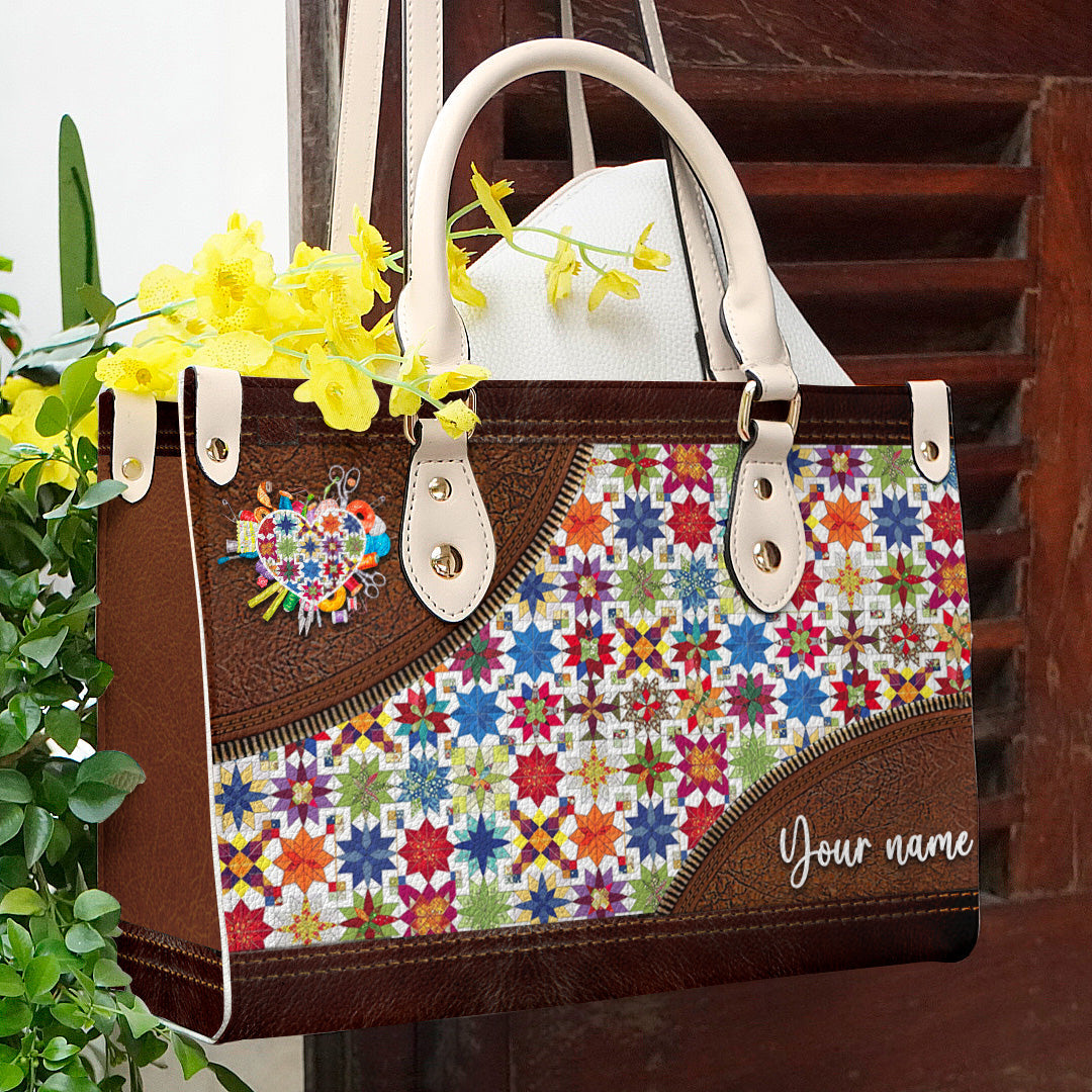  Leather Bag Traditional Quilting Blocks MS 2