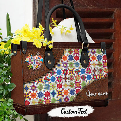  Leather Bag Traditional Quilting Blocks MS 2
