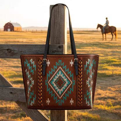  Sundance Echo Leather Tote Bag