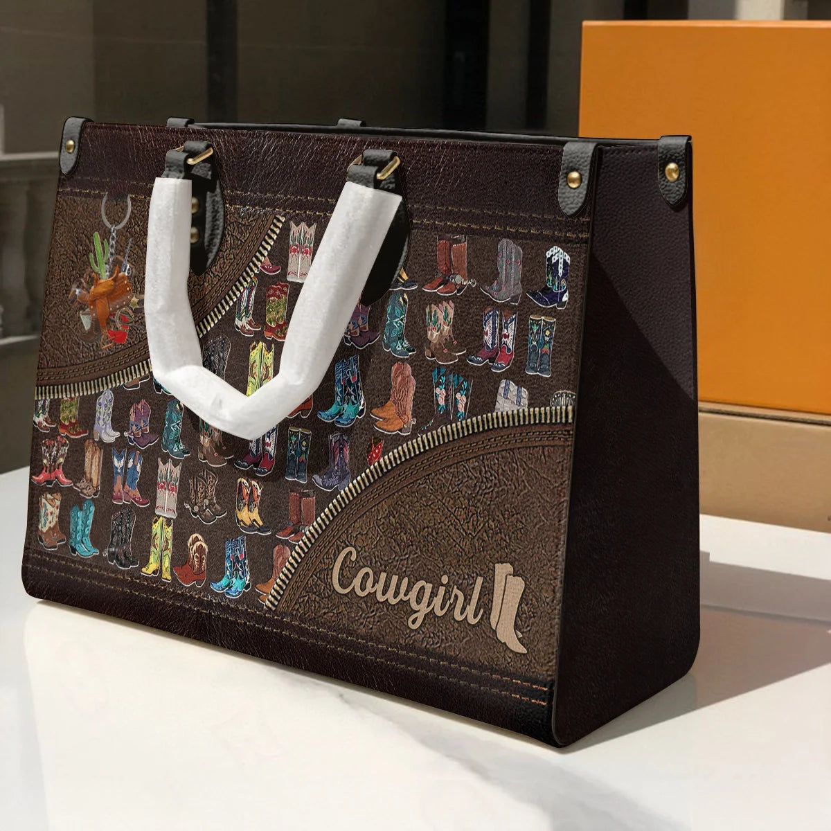  Leather Bag Cowgirl Collection Boot