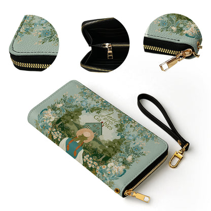  Leather Clutch Purse With Wristlet Strap Handle Anne?s Classic Cottage