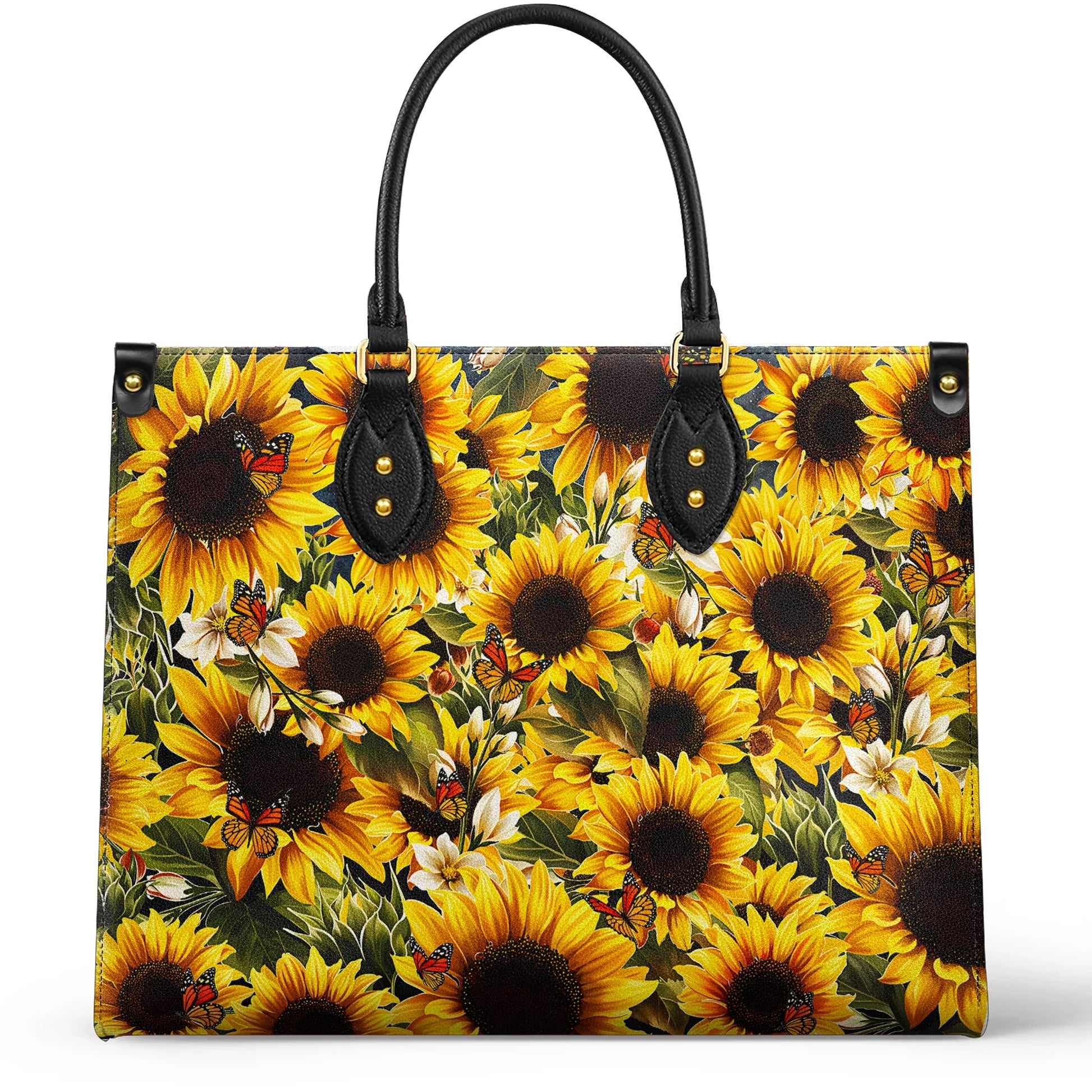  Leather Bag Shine Gorgeous Sunflower