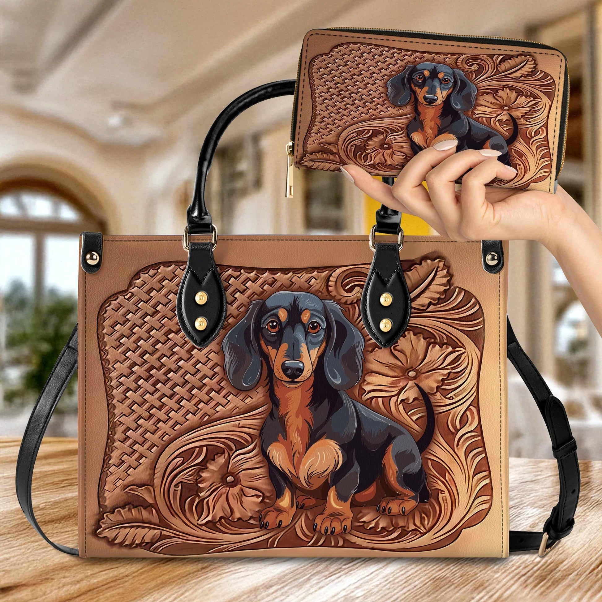  Leather Bag Dachshund Strength