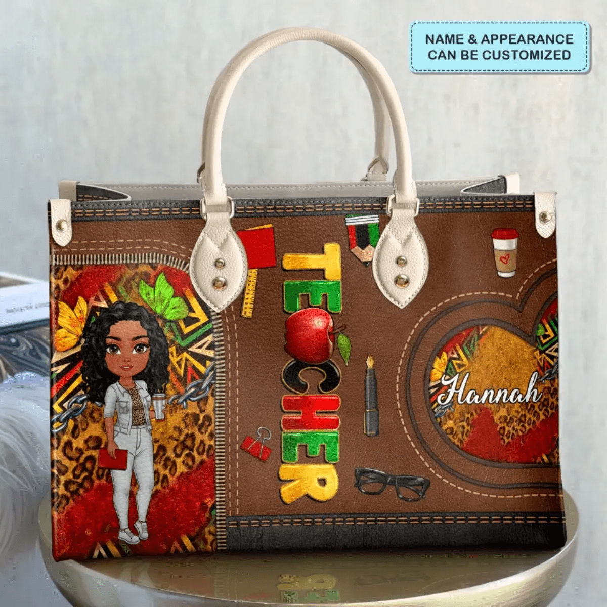  Leather Bag Teacher Personalized Bag Juneteenth Teacher