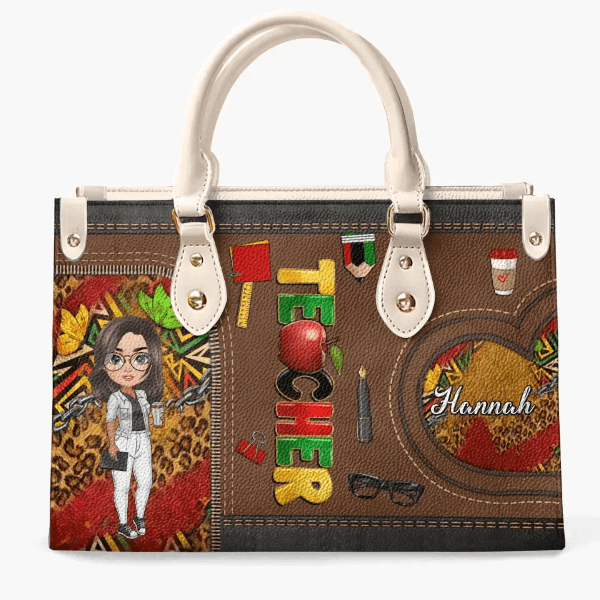  Leather Bag Teacher Personalized Bag Juneteenth Teacher