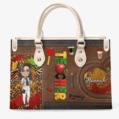  Leather Bag Teacher Personalized Bag Juneteenth Teacher