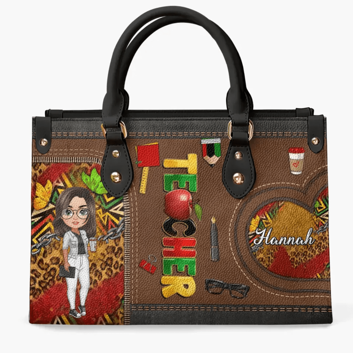  Leather Bag Teacher Personalized Bag Juneteenth Teacher