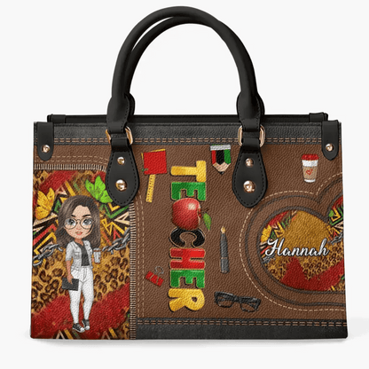  Leather Bag Teacher Personalized Bag Juneteenth Teacher