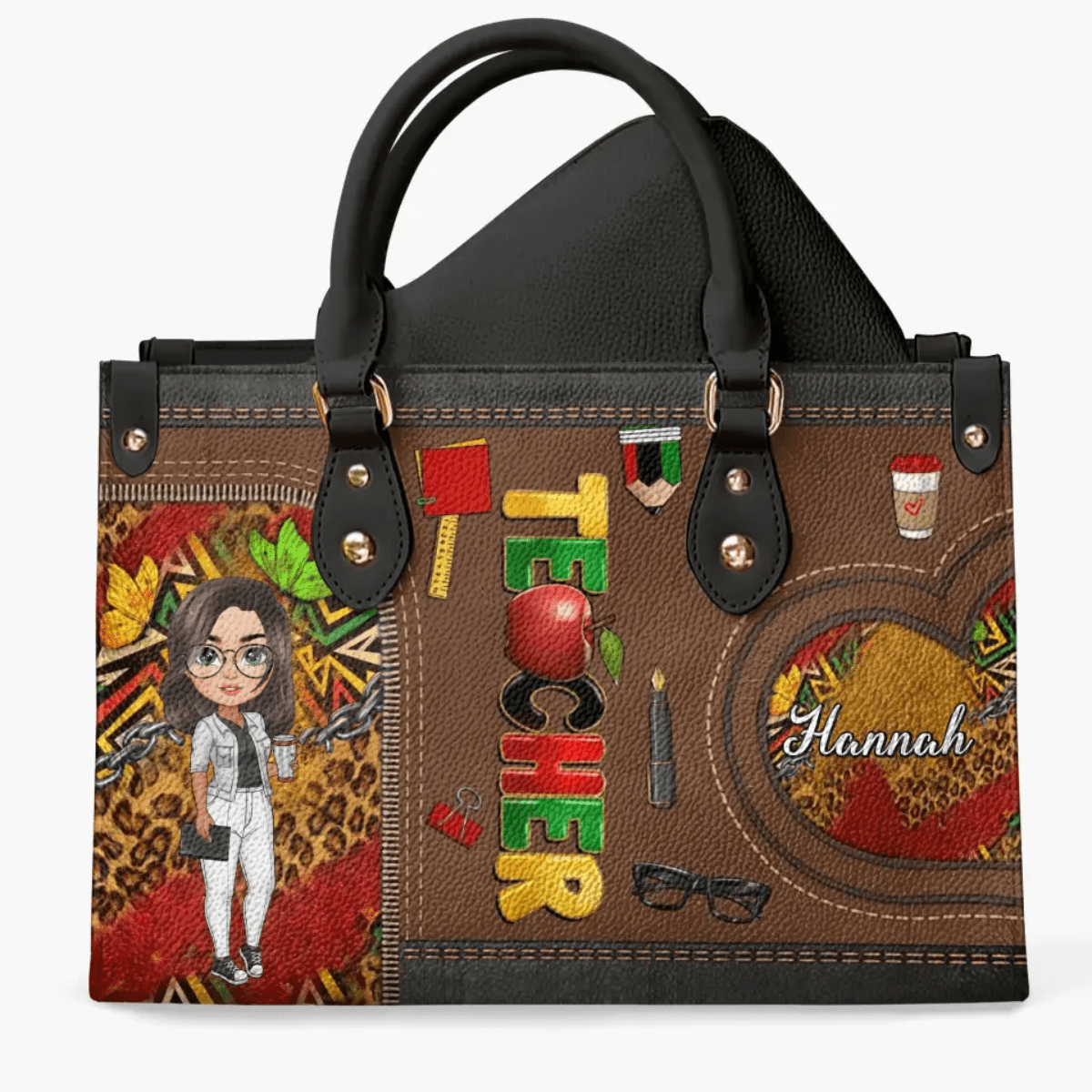  Leather Bag Teacher Personalized Bag Juneteenth Teacher