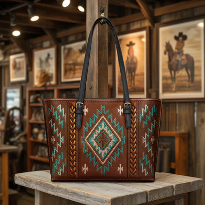  Sundance Echo Leather Tote Bag