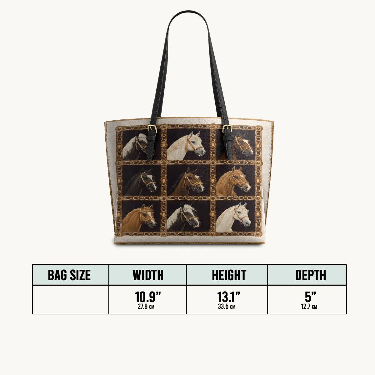  Horse Gallery Grace Leather Tote Bag