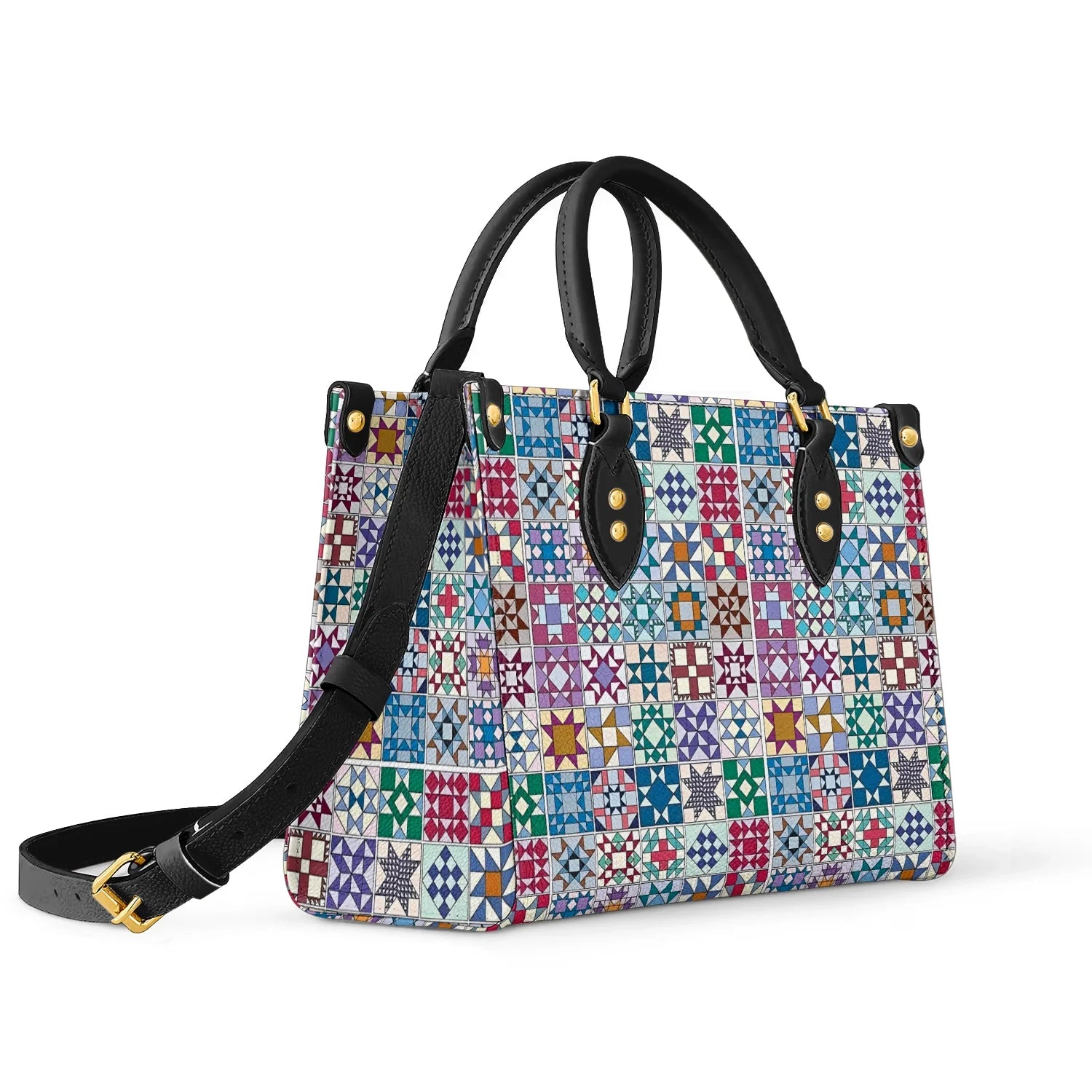  Leather Bag Traditional Quilting Blocks