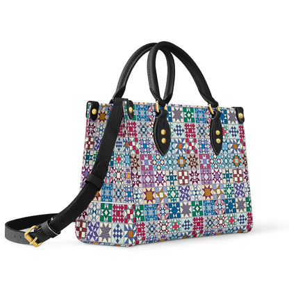  Leather Bag Traditional Quilting Blocks