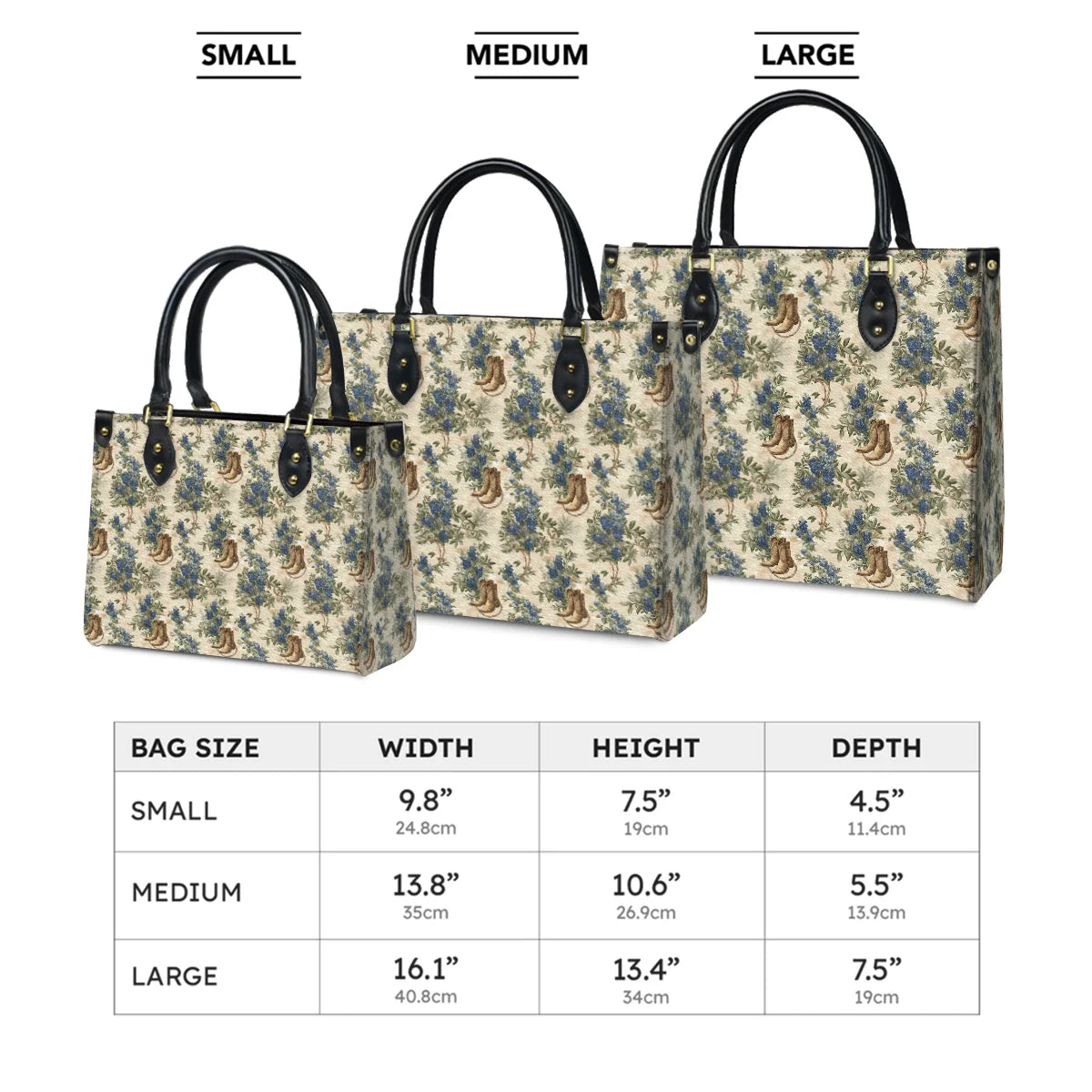  Texan Bloom Leather Bag