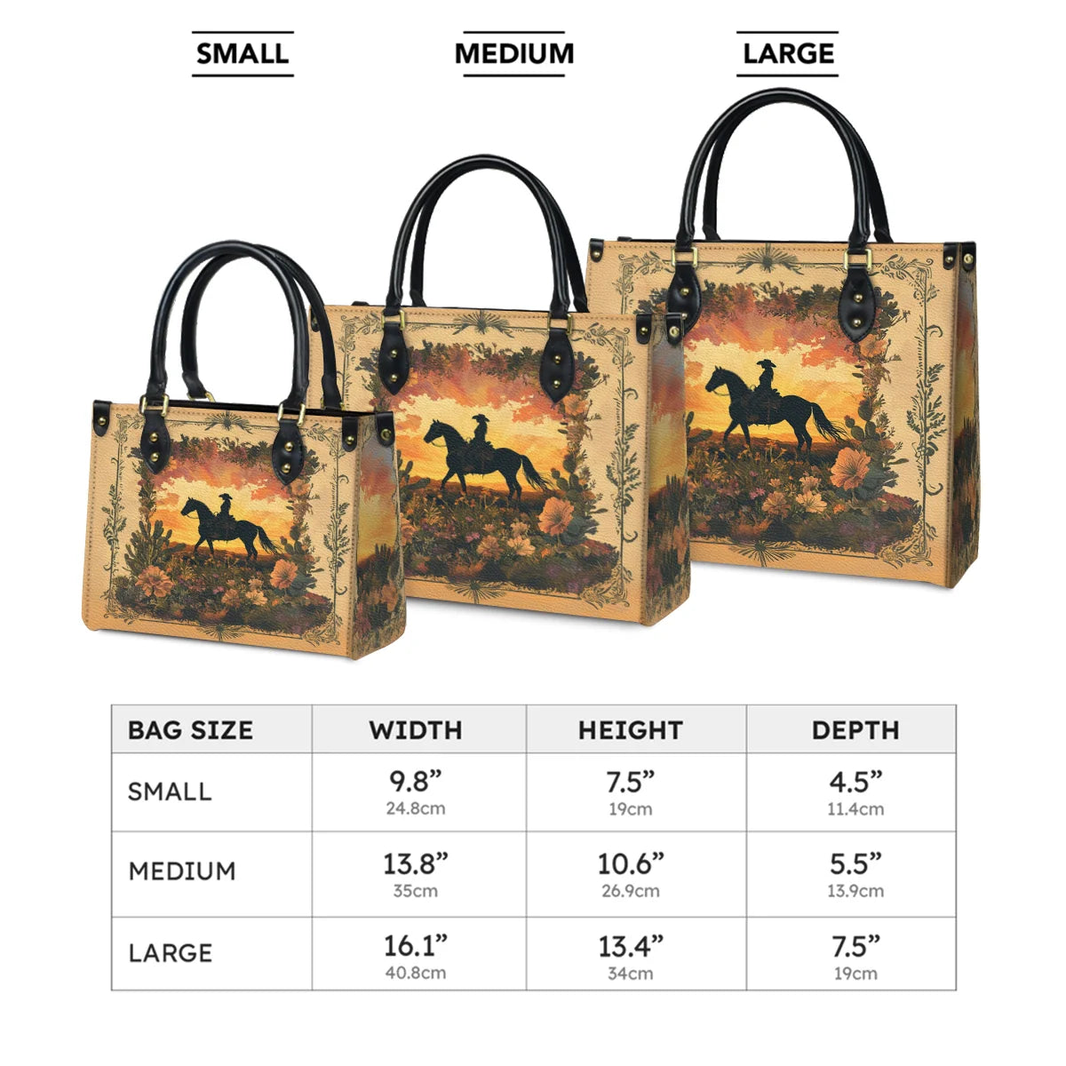  Desert Bloom Ride Leather Bag