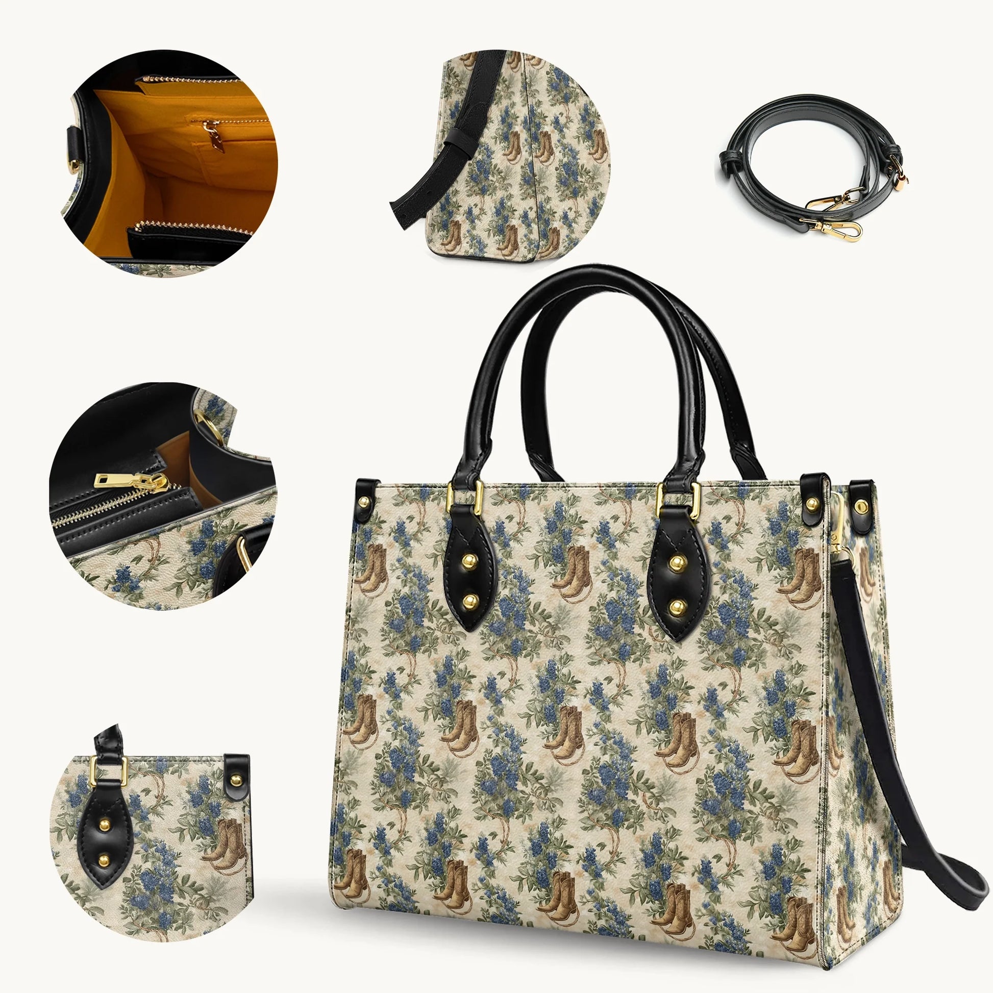  Texan Bloom Leather Bag