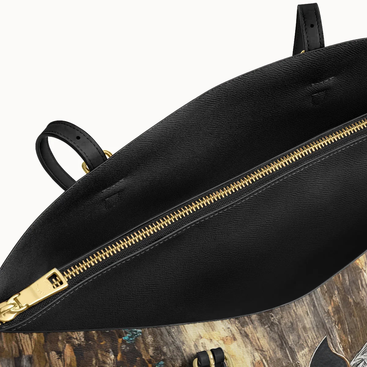  Sunflower Horseheart Leather Tote Bag