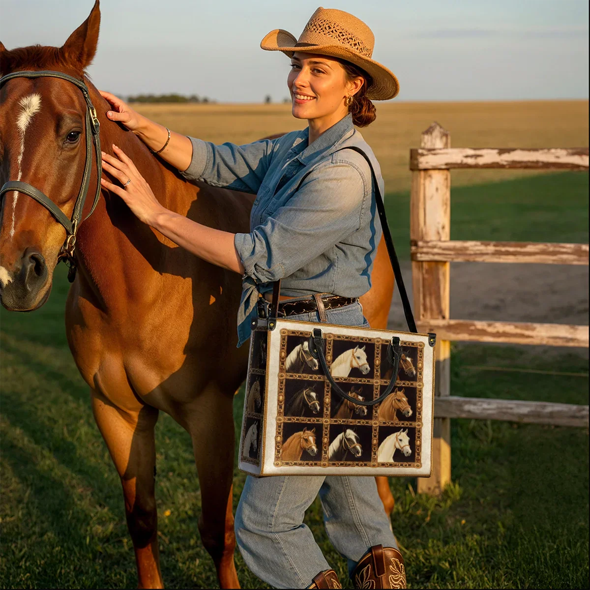  Horse Gallery Grace Leather Bag