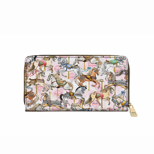  Leather Clutch Purse With Wristlet Strap Handle Carousel Elegance