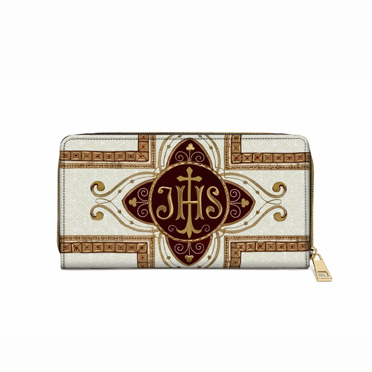  Leather Clutch Purse With Wristlet Strap Handle Sacred Elegance