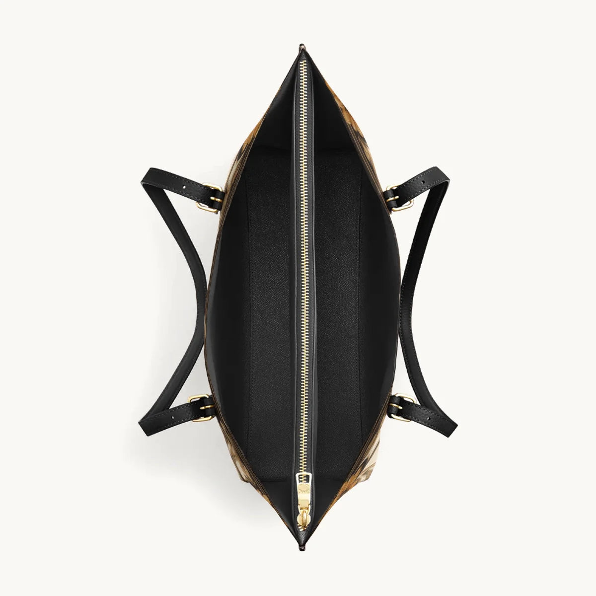  Golden Horse Harmony Leather Tote Bag