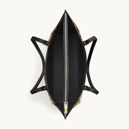  Golden Horse Harmony Leather Tote Bag