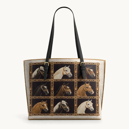  Horse Gallery Grace Leather Tote Bag