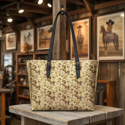  Bronze Meadow Leather Tote Bag