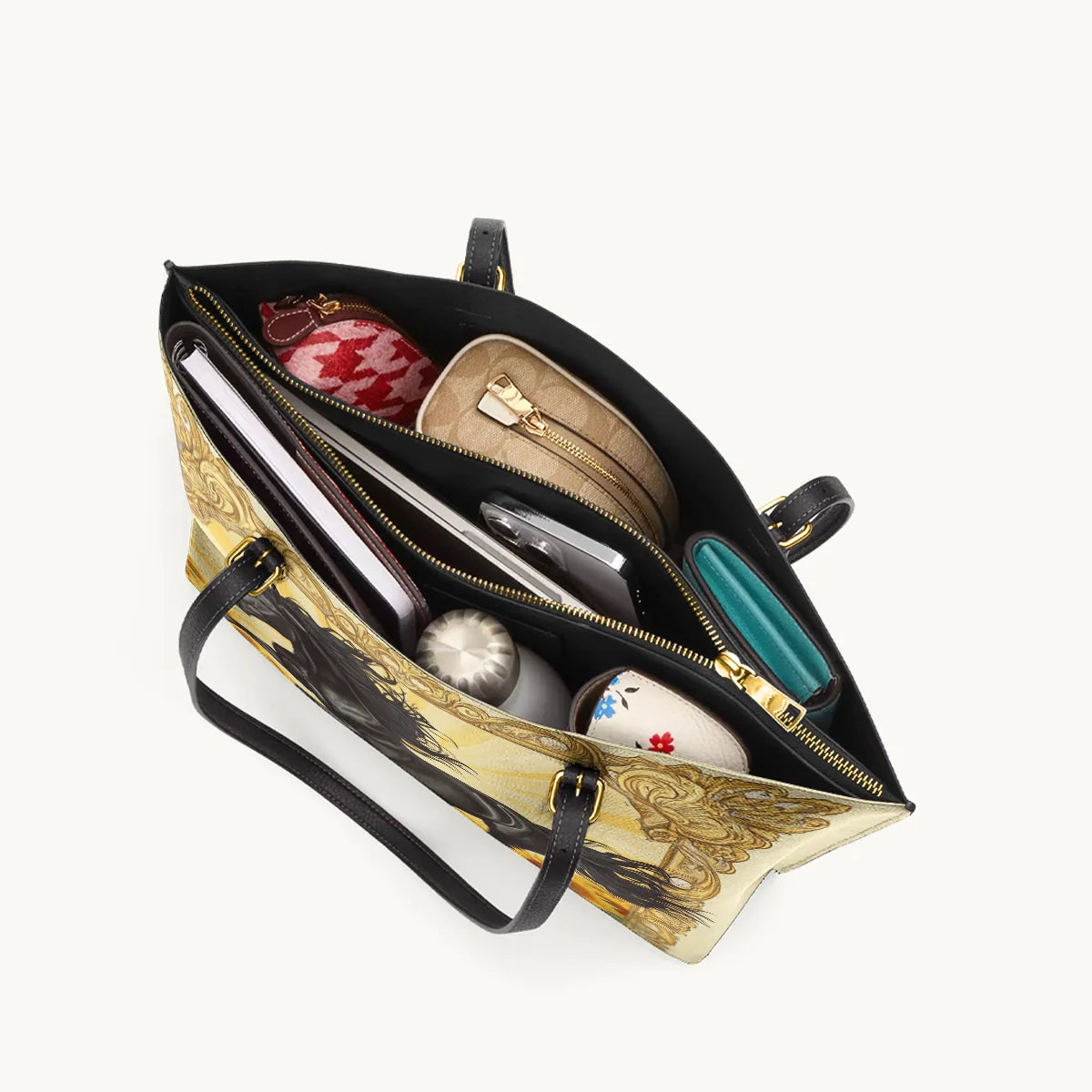  Sunfire Gallop Leather Tote Bag