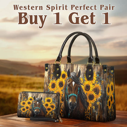  Sunflower Horseheart Leather Bag
