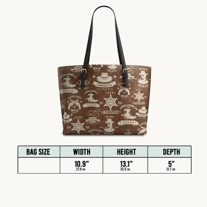  Cowboy Heritage Leather Tote Bag