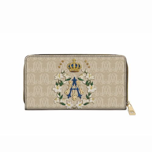  Leather Clutch Purse With Wristlet Strap Handle Royal Devotion