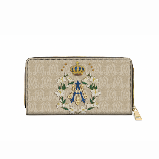  Leather Clutch Purse With Wristlet Strap Handle Royal Devotion