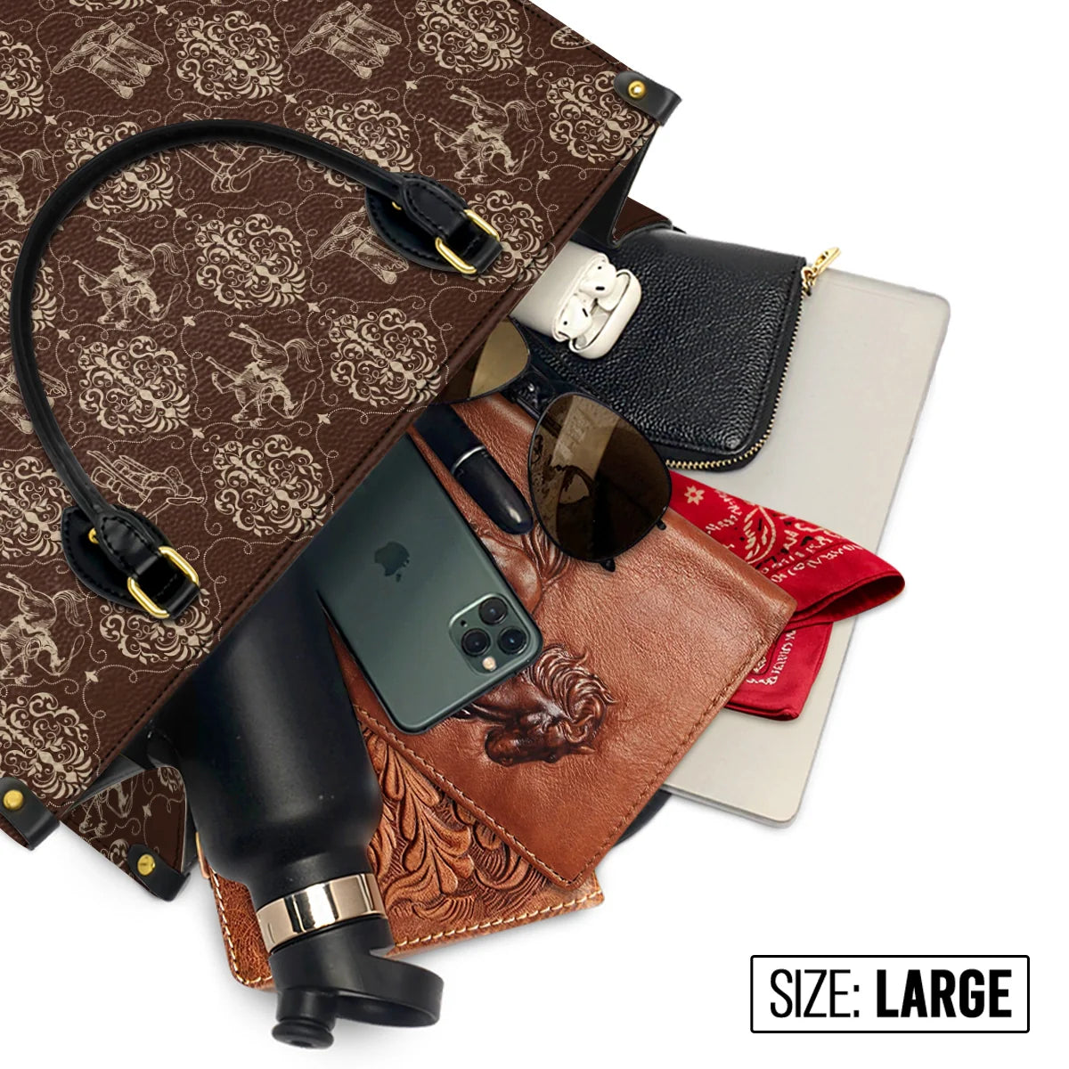  Bronco Baroque Leather Bag