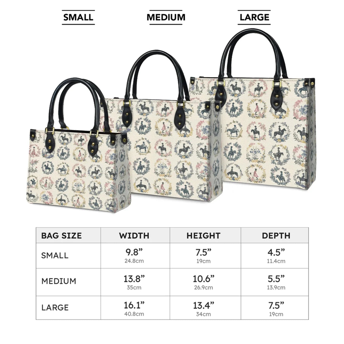  Wildflower Waltz Leather Bag