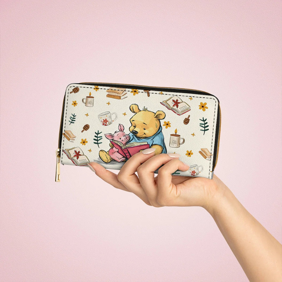  Leather Clutch Purse With Wristlet Strap Handle Little Things