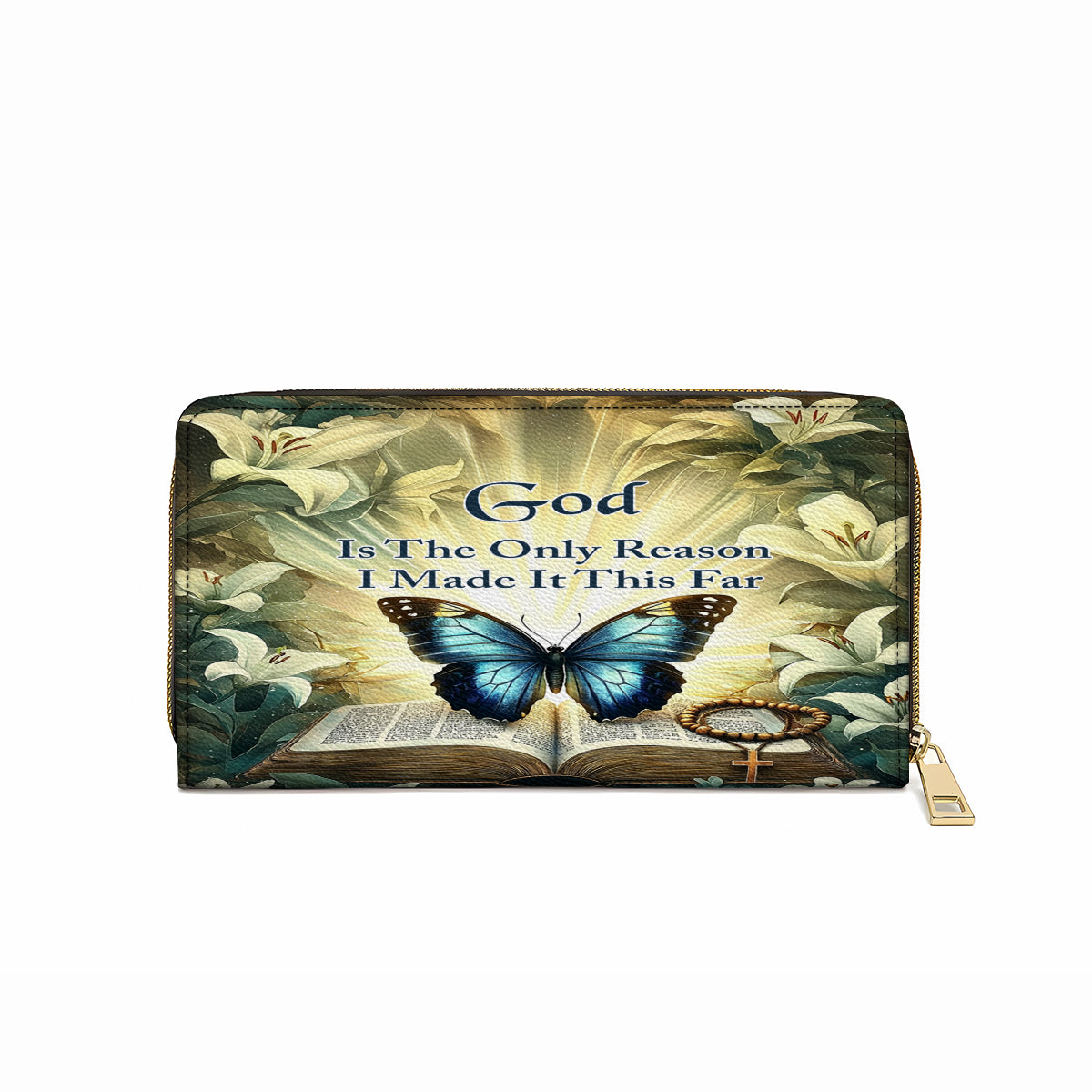  Leather Clutch Purse With Wristlet Strap Handle Divine Butterfly Haven