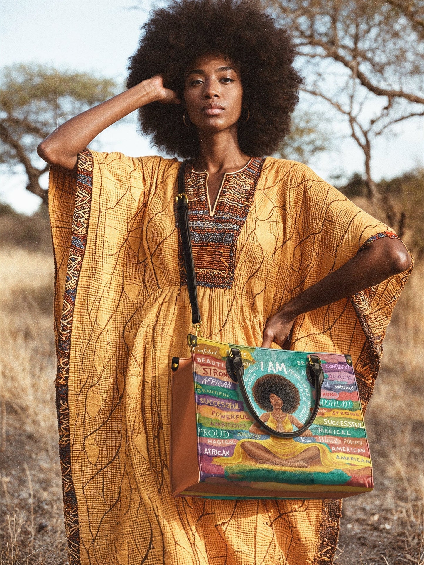 "AfroEssence" Leather Handbag Deal