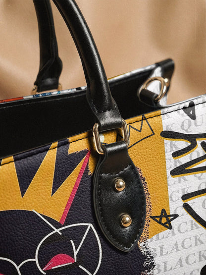 "Aina" Coconut White Leather Handbag Deal