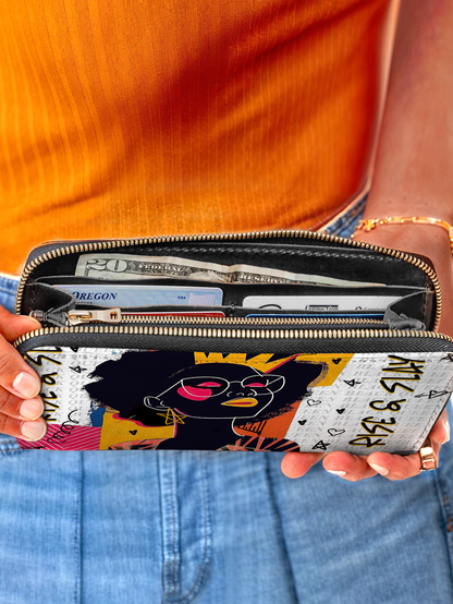 "Aina" Coconut White Wallet