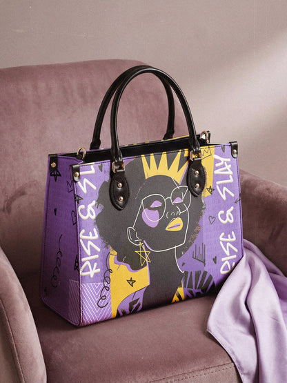 "Aina" Grape Soda Leather Handbag Deal