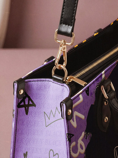 "Aina" Grape Soda Leather Handbag Deal