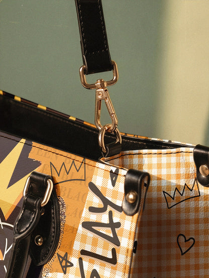 "Aina" Honeycomb Leather Handbag Deal